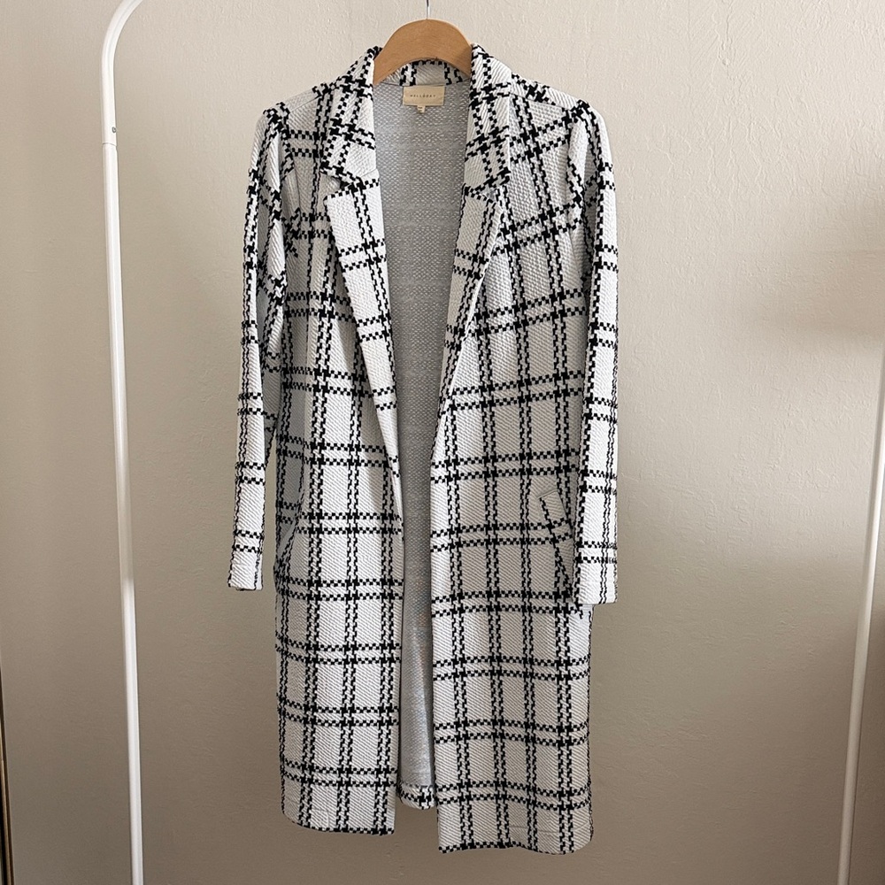 Black & White Long Coat